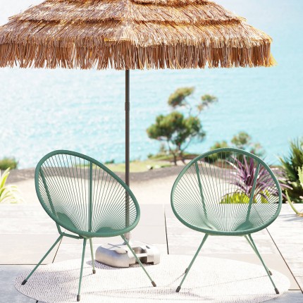 Tuinfauteuil Acapulco Mono groen Kare Design