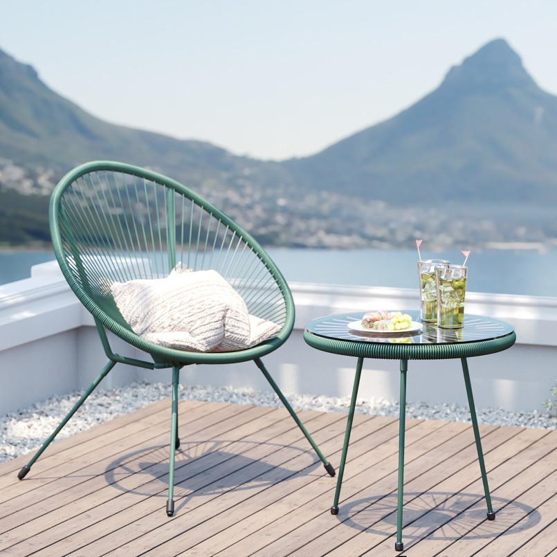 Fauteuil de jardin vert - Acapulco Mono - Kare Design