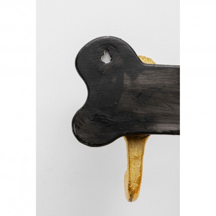 Wand Kapstok honden 69cm goud Kare Design