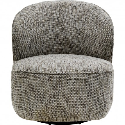 Swivel Armchair Ellie grey Kare Design