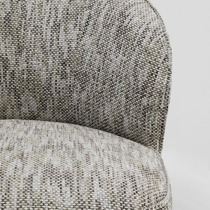 Swivel Armchair Ellie grey Kare Design