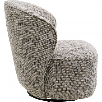 Swivel Armchair Ellie grey Kare Design