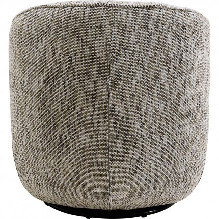 Swivel Armchair Ellie grey Kare Design