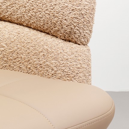 Draaistoel met armleuningen Tasty taupe Kare Design