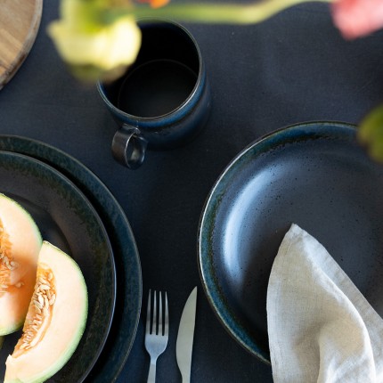 Bord Kassandra zwart Ø32cm Kare Design