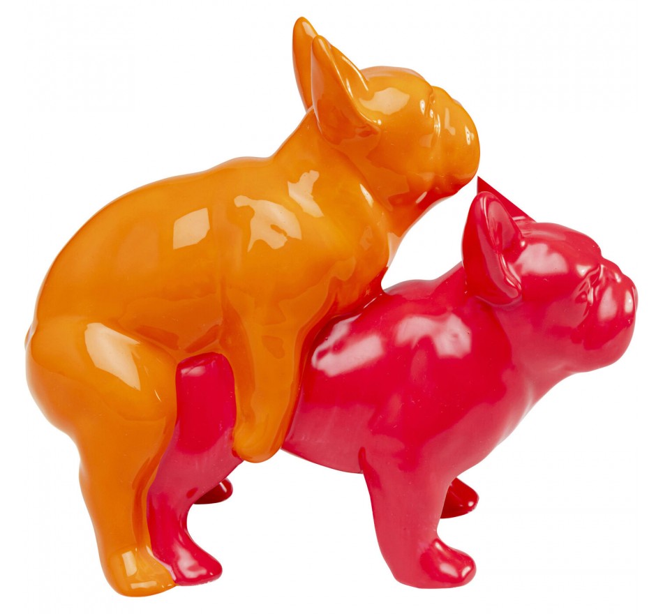 Deco Love Dogs orange and red Kare Design