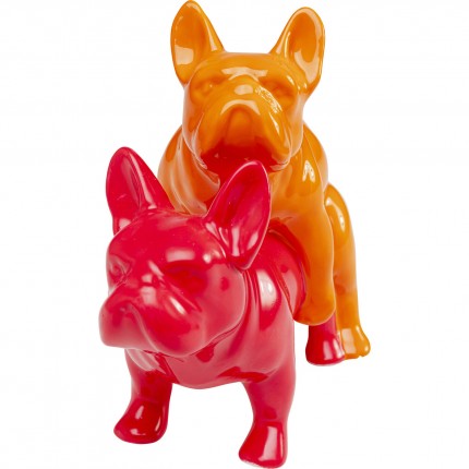 Deco Love Dogs orange and red Kare Design