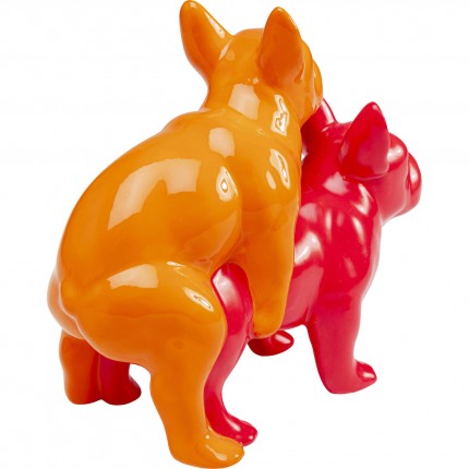 Woonaccessoires Love Dogs oranje en rood Kare Design