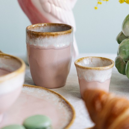 Espressokopje Nala roze (4/set) Kare Design