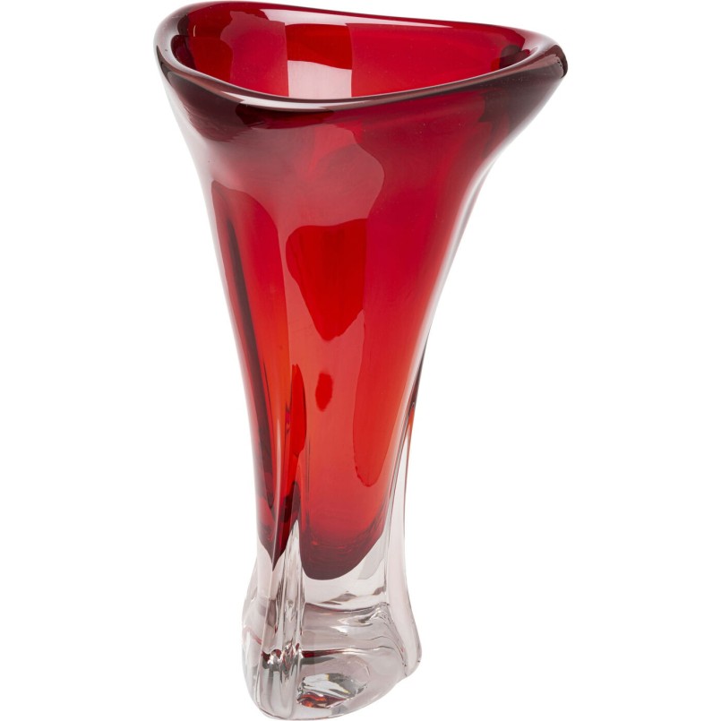 Vase Salut rouge 36cm