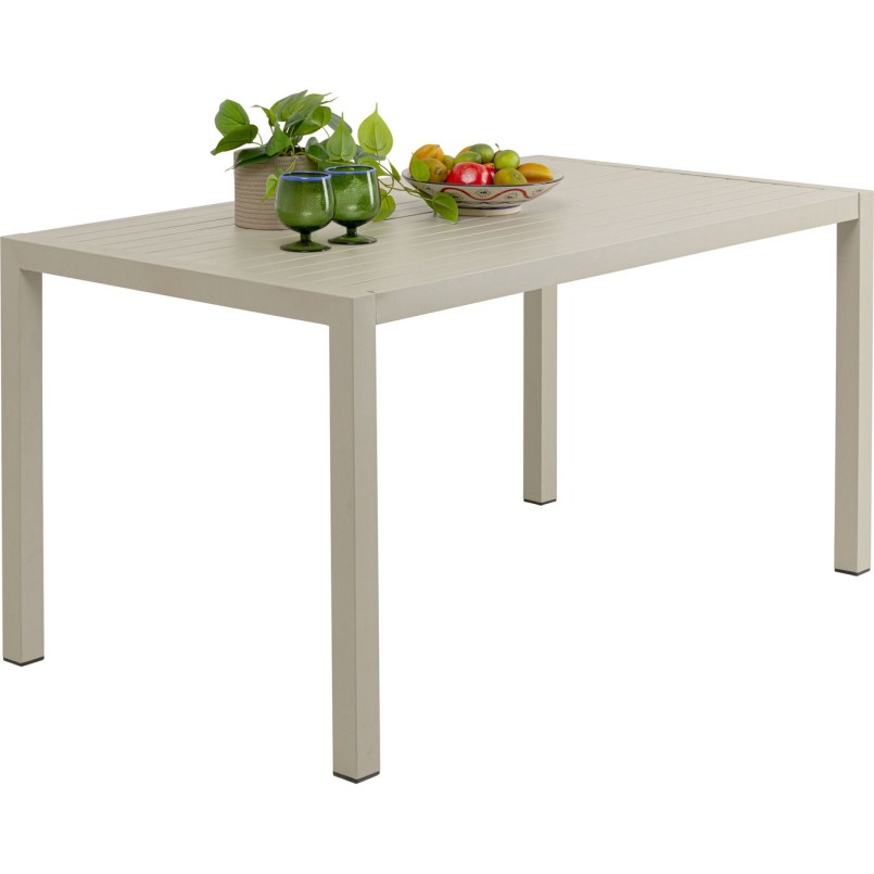 Table Madagascar gris 80x140cm