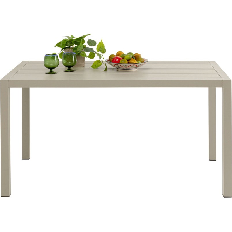 Table Madagascar gris 80x140cm