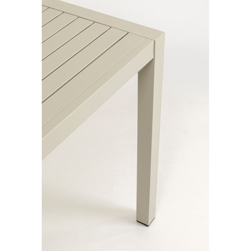 Table Madagascar gris 80x140cm