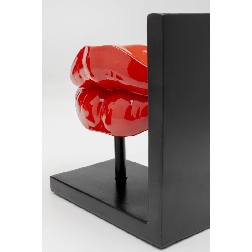 Serre-livres Lips rouge (2/Set)
