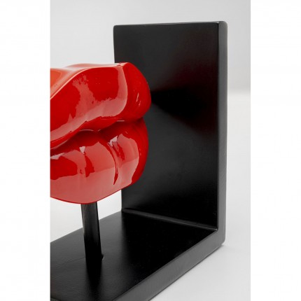 Serre-livres lèvres rouges set de 2 Kare Design