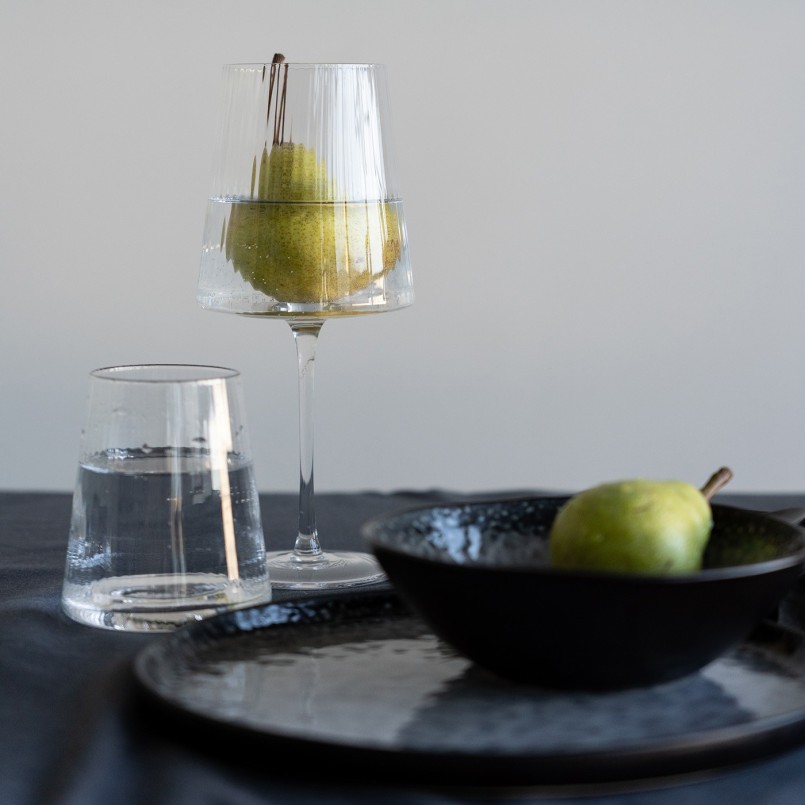 Verres à eau set de 4 - Riffle - Kare Design