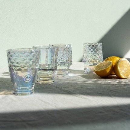 Waterglazen vis (4/set) Kare Design
