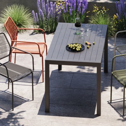 Outdoor Table Madagascar 140x80cm anthracite Kare Design