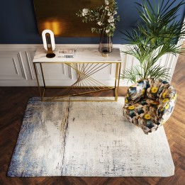 Tapis rectangle abstrait bleu - Abstract - Kare Design