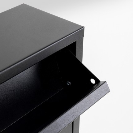 Schoenenkast Caruso zwart 3+1 laden Kare Design