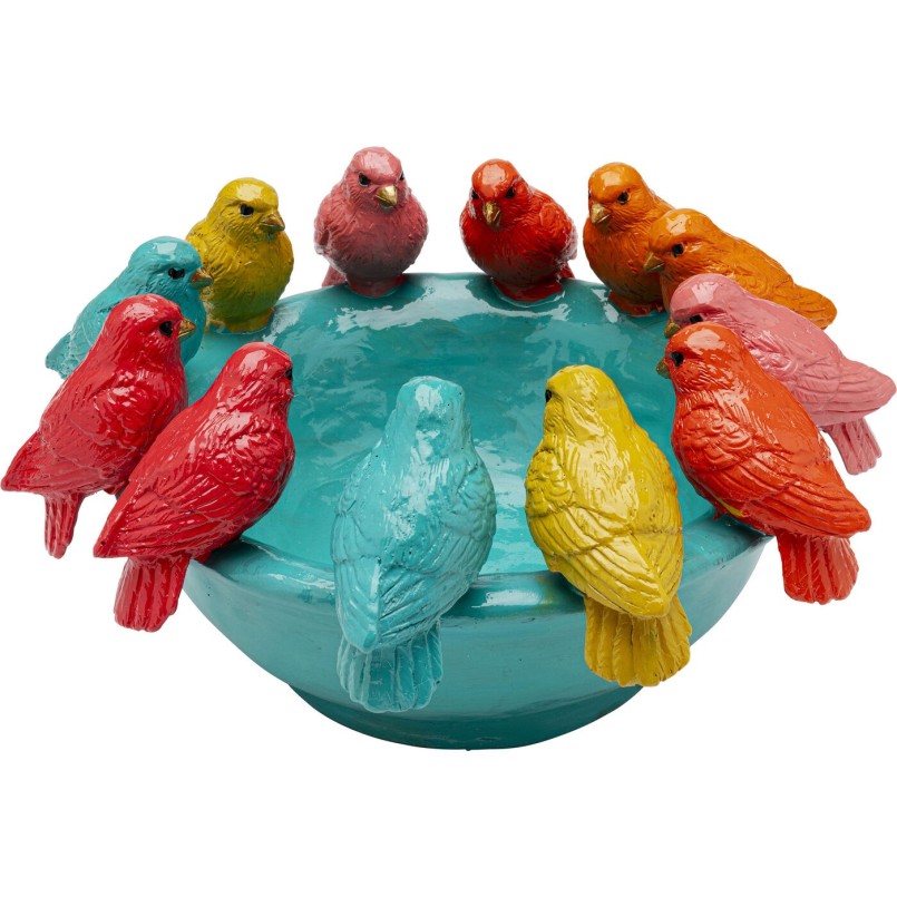 Coupe décorativel Birds Gossip 15cm