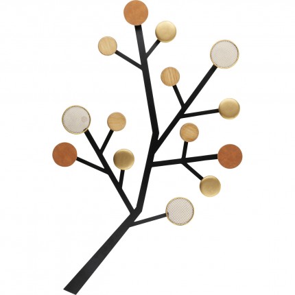 Wand Kapstok Bubble Tree 112cm bruin Kare Design
