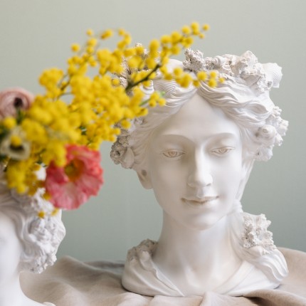 Vaas koraal dame 37cm Kare Design