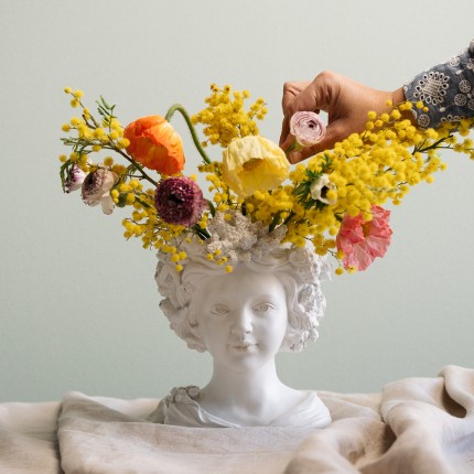 Vase coral girl 24cm Kare Design