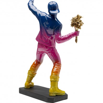 Deco street art rainbow bouquet gold Kare Design