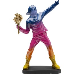 Figurine décorative Street Art Bouquet Rainbow41cm