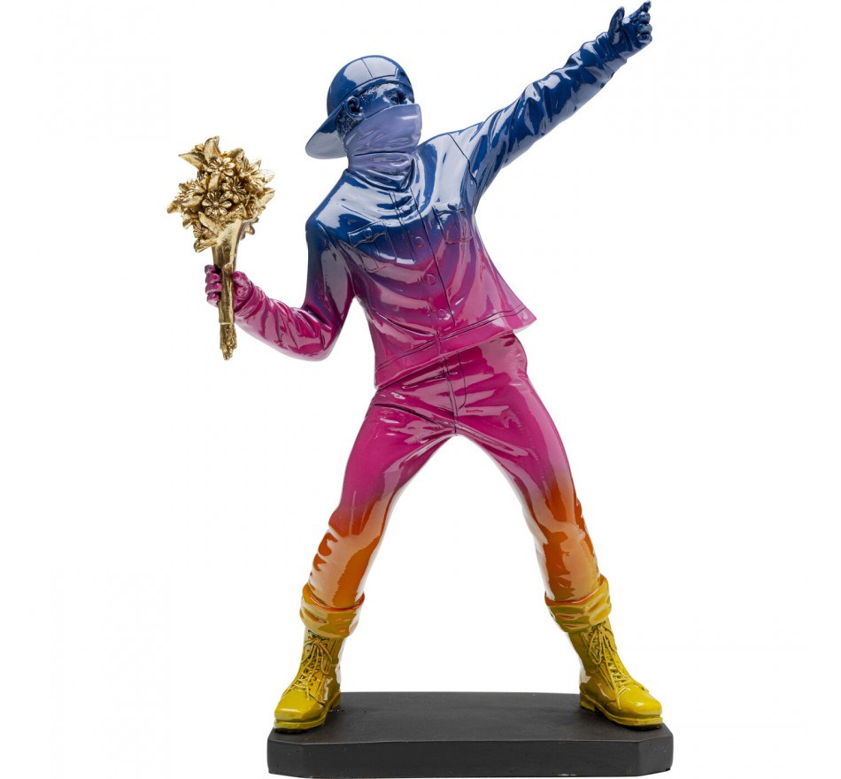 Deco street art rainbow bouquet gold Kare Design