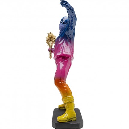 Woonaccessoires straatkunst regenboog boeket goud Kare Design