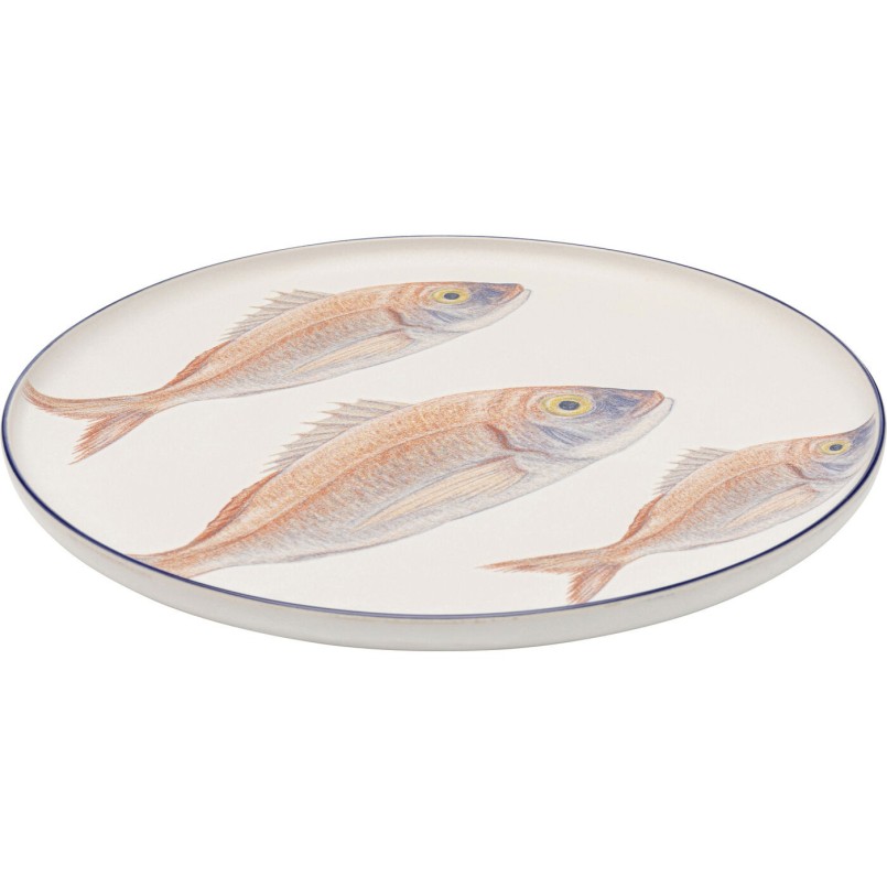 Assiette Poisson bleu Ø27cm assorties