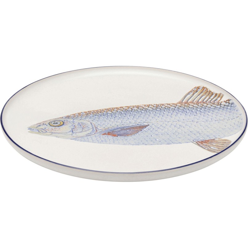 Assiette Poisson bleu Ø27cm assorties