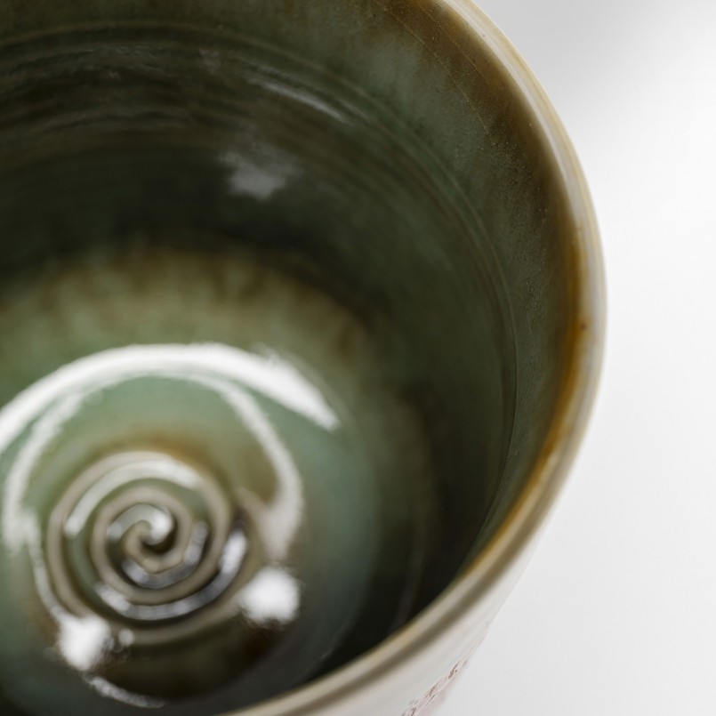 Red and green earthenware cups - Ari - Kare Design