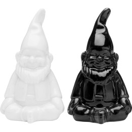 Set sel et poivre Gnome noir-blanc (2/Set)