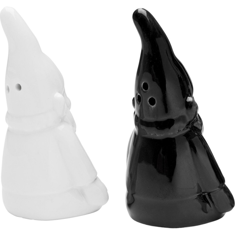 Set sel et poivre Gnome noir-blanc (2/Set)