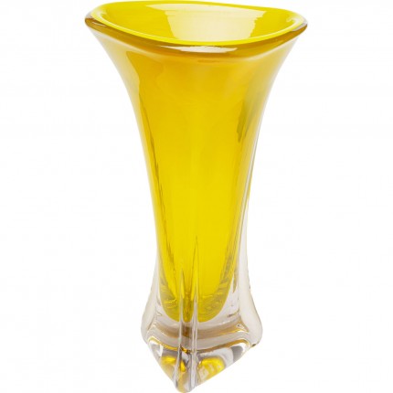 Vaas Salut 43cm geel Kare Design