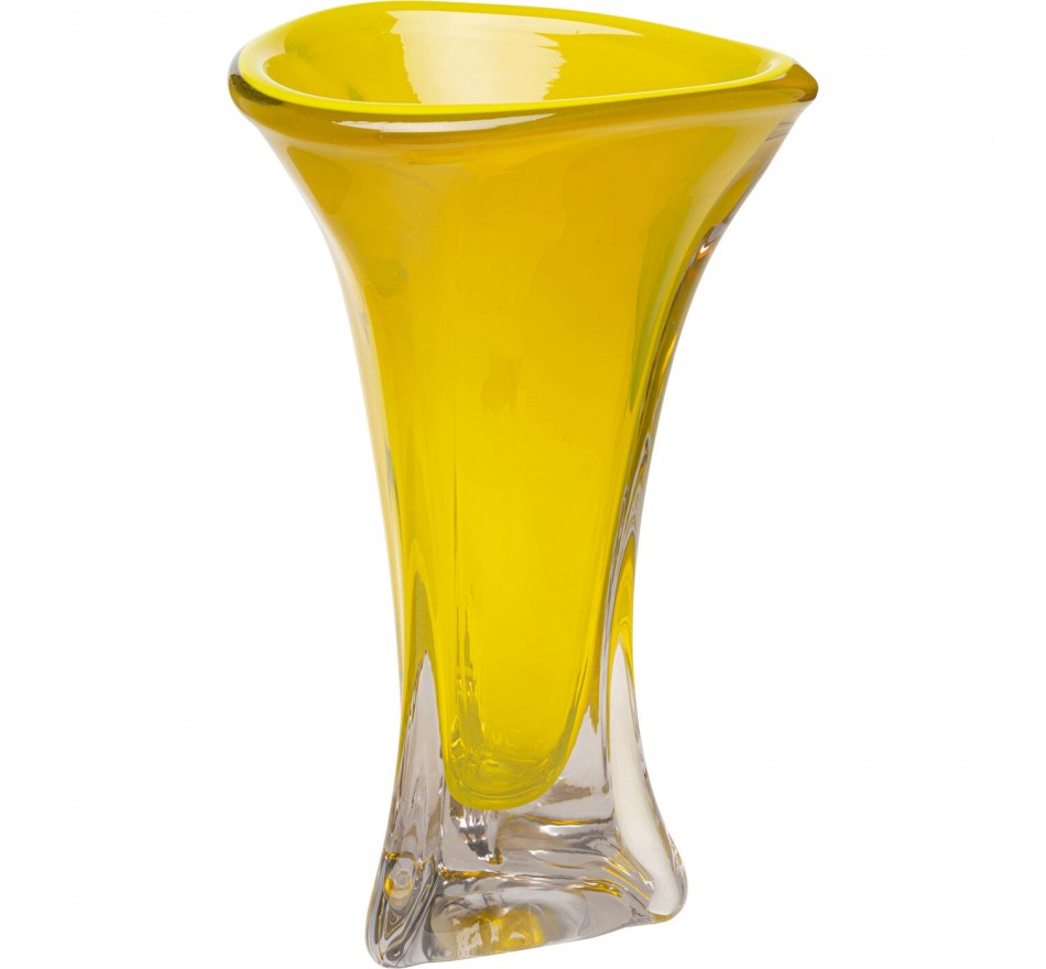 Vaas Salut 43cm geel Kare Design