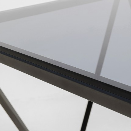 Bijzettafel Cristallo 50x50cm graphite Kare Design