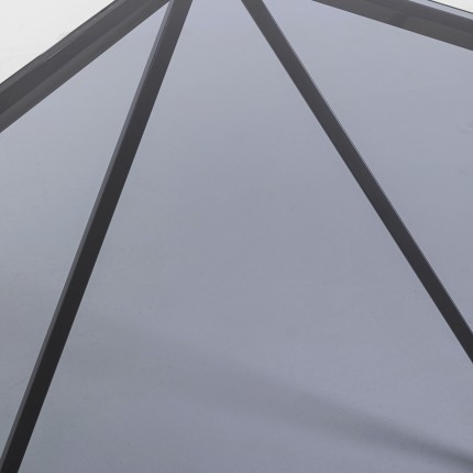 Salontafel Cristallo 80x80cm graphite Kare Design