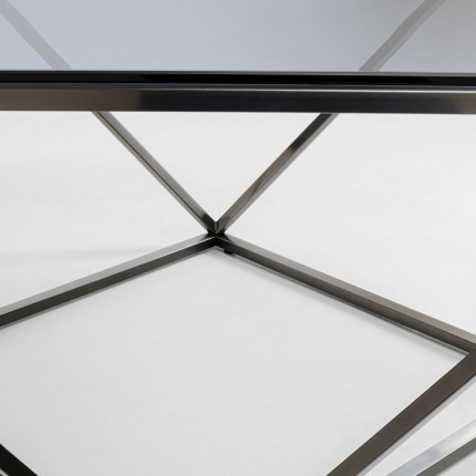 Salontafel Cristallo 80x80cm graphite Kare Design