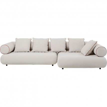 Hoekbank Splendido creme rechts Kare Design