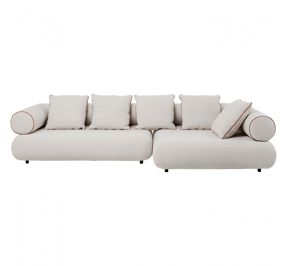 Hoekbank Splendido creme rechts Kare Design