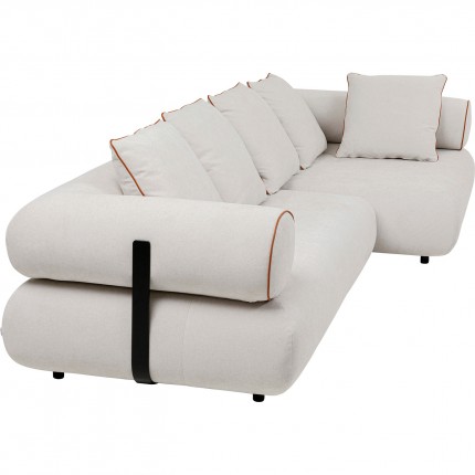 Hoekbank Splendido creme rechts Kare Design