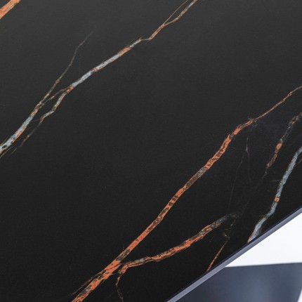 Console Gloria 140x45cm ceramic black Kare Design