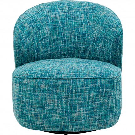 Draaifauteuil Ellie lichtblauw Kare Design