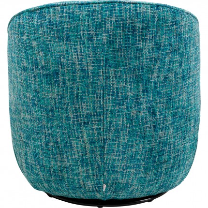 Swivel Armchair Ellie light blue Kare Design