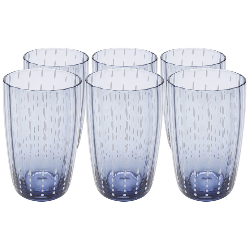 Waterglazen Clue (6/set) Kare Design