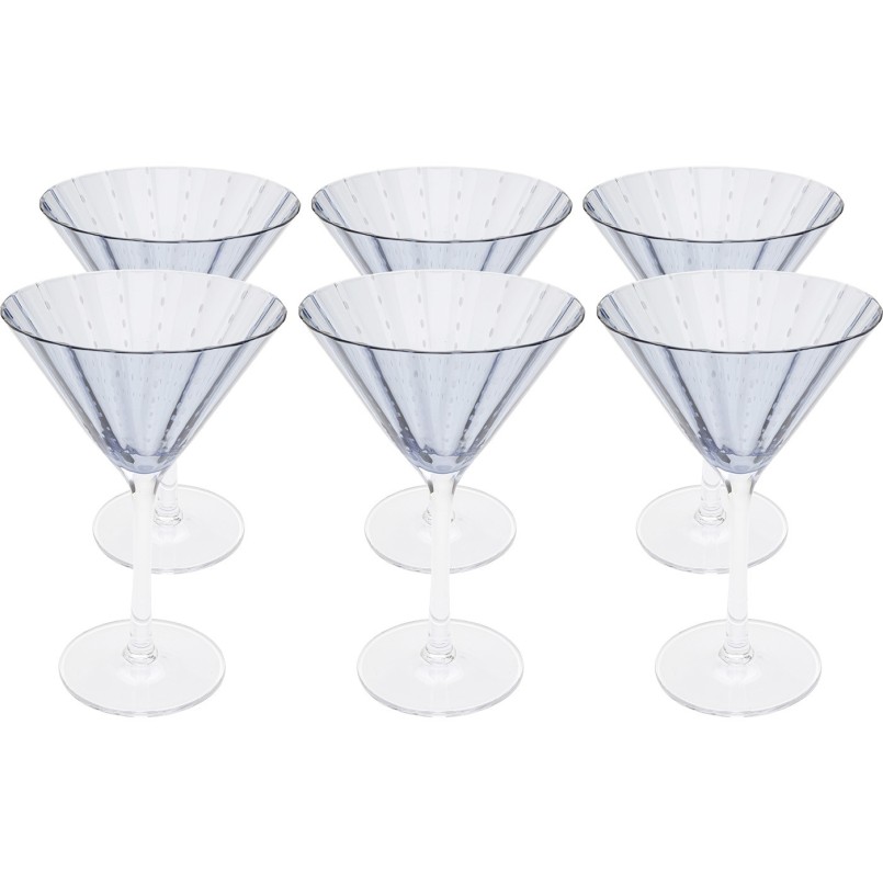 Cocktail glass Clue (6/set) Kare Design